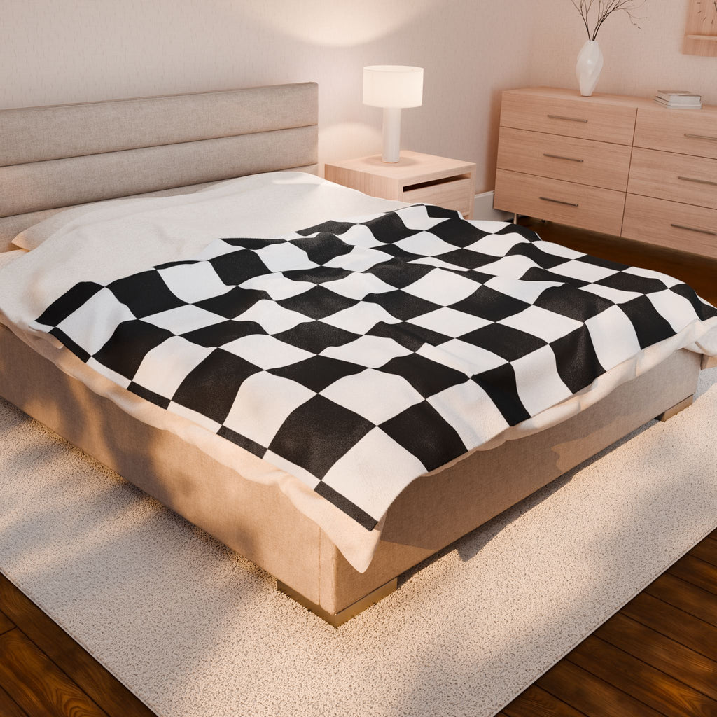 CHESSBOARD PATTERN - BLANKET