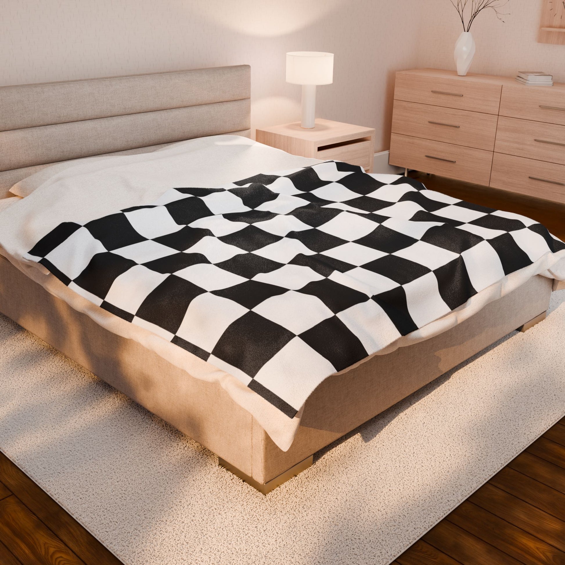 CHESSBOARD PATTERN - BLANKET