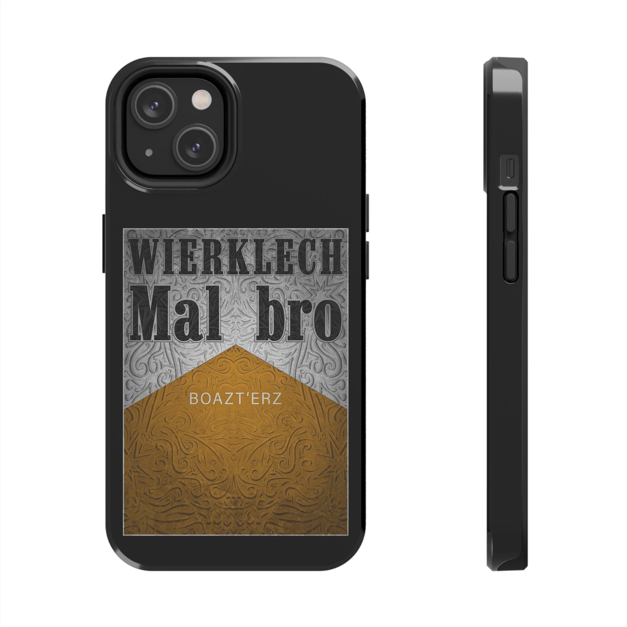 MAL BRO - GOLD - Protective Phone Case