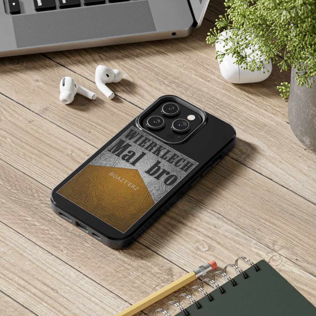 MAL BRO - GOLD - Protective Phone Case
