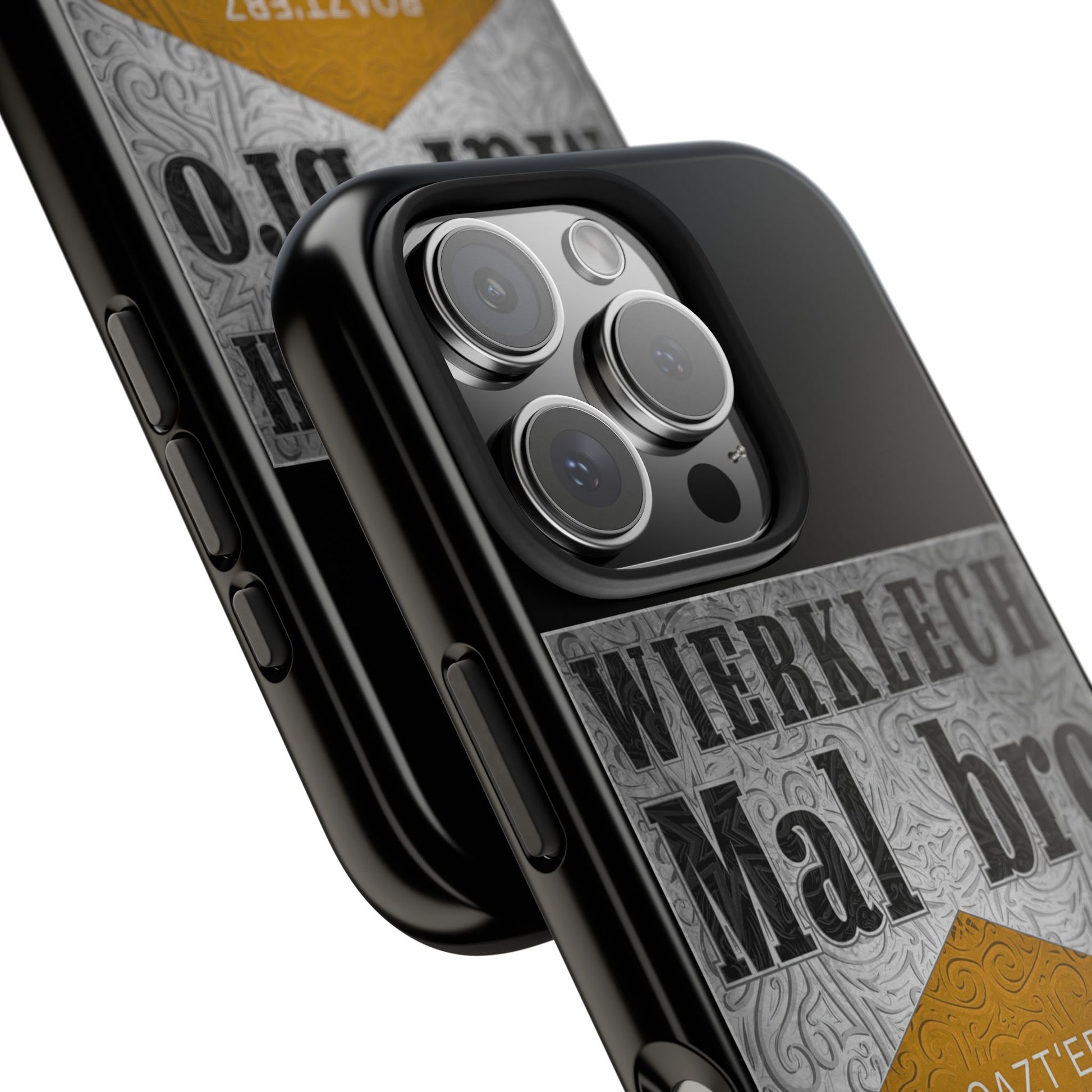 MAL BRO - GOLD - Protective Phone Case