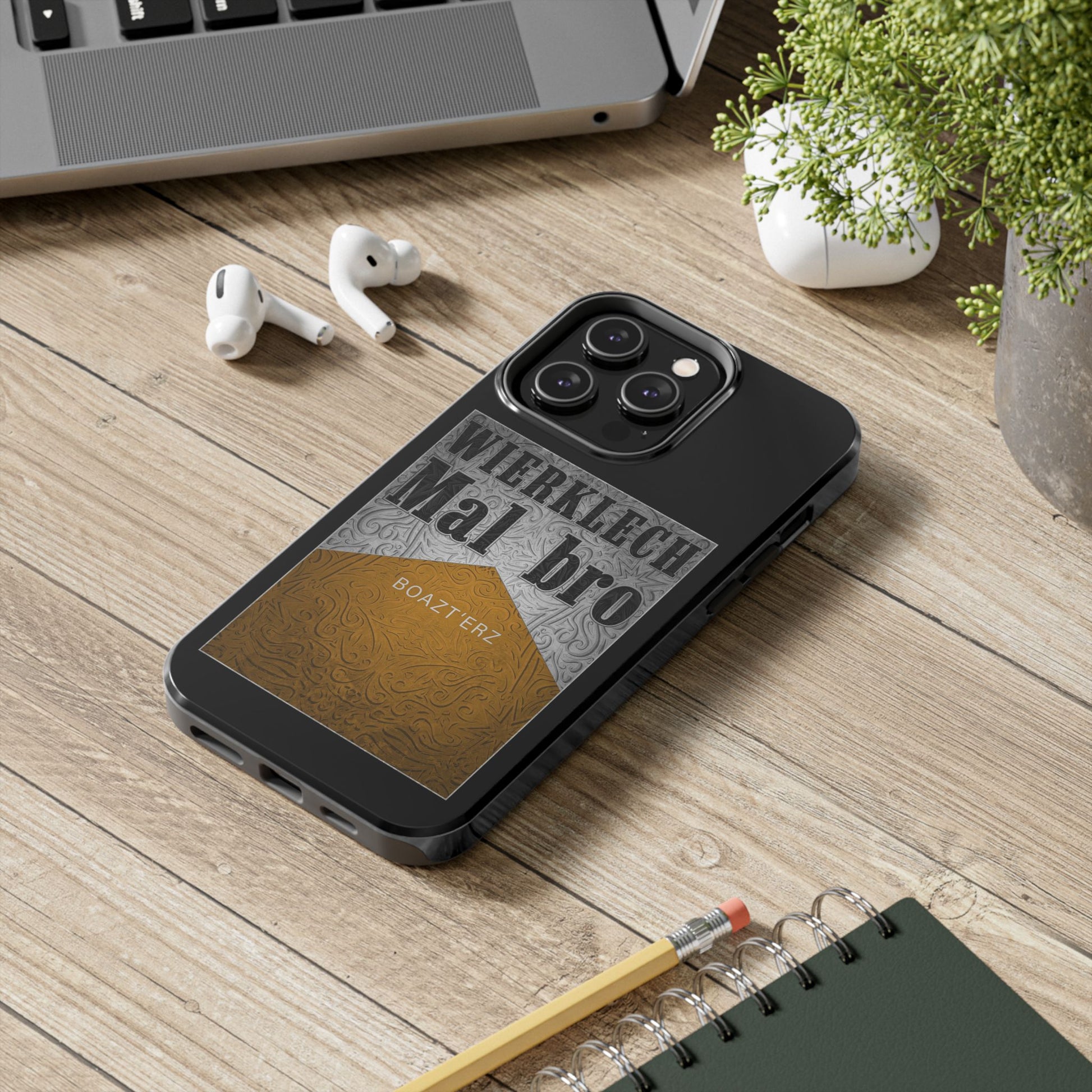 MAL BRO - GOLD - Protective Phone Case